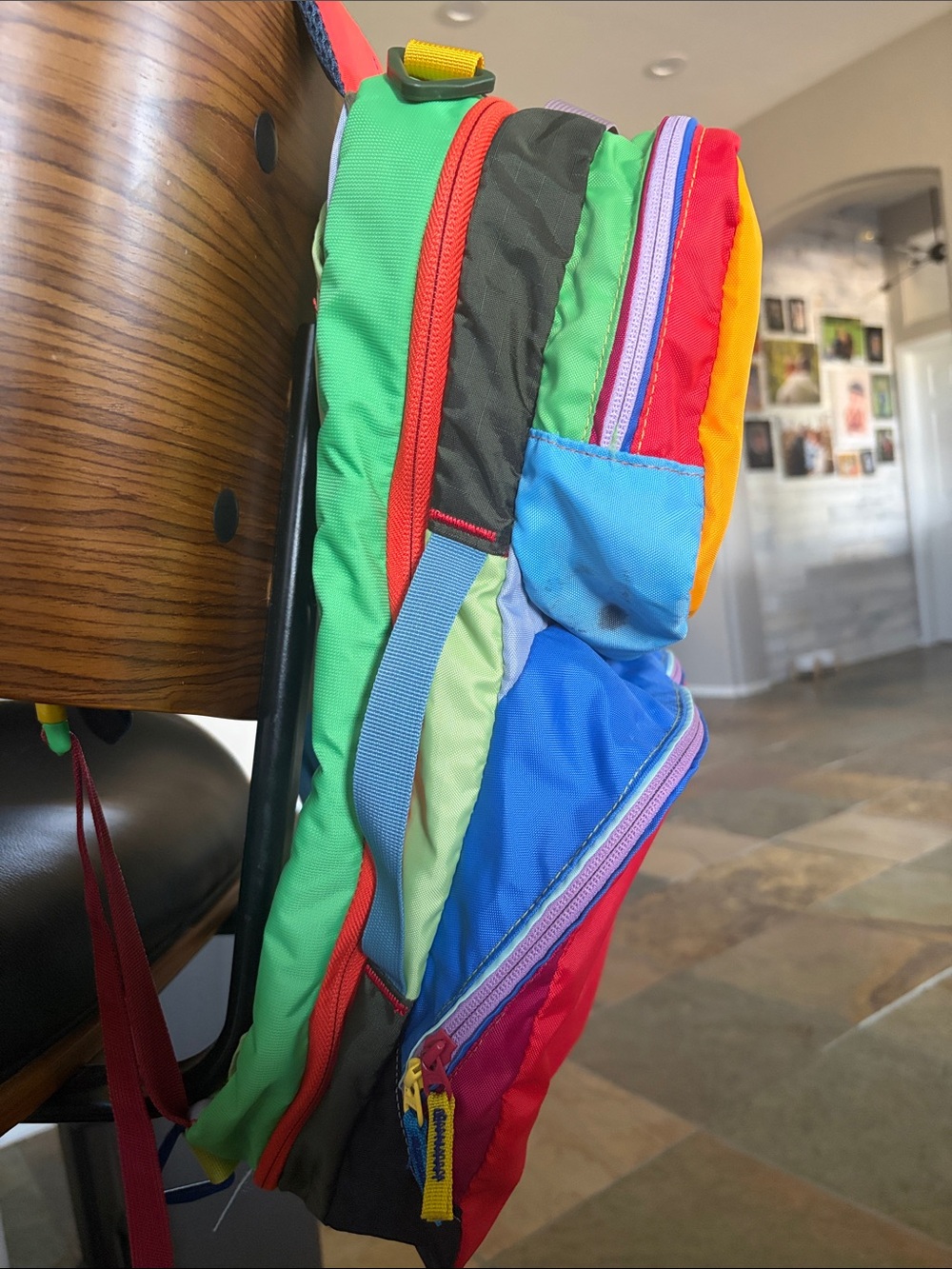 cotopaxi Colorblock Mini Backpack in Yellow, Red, Blue - Picture 3 of 10